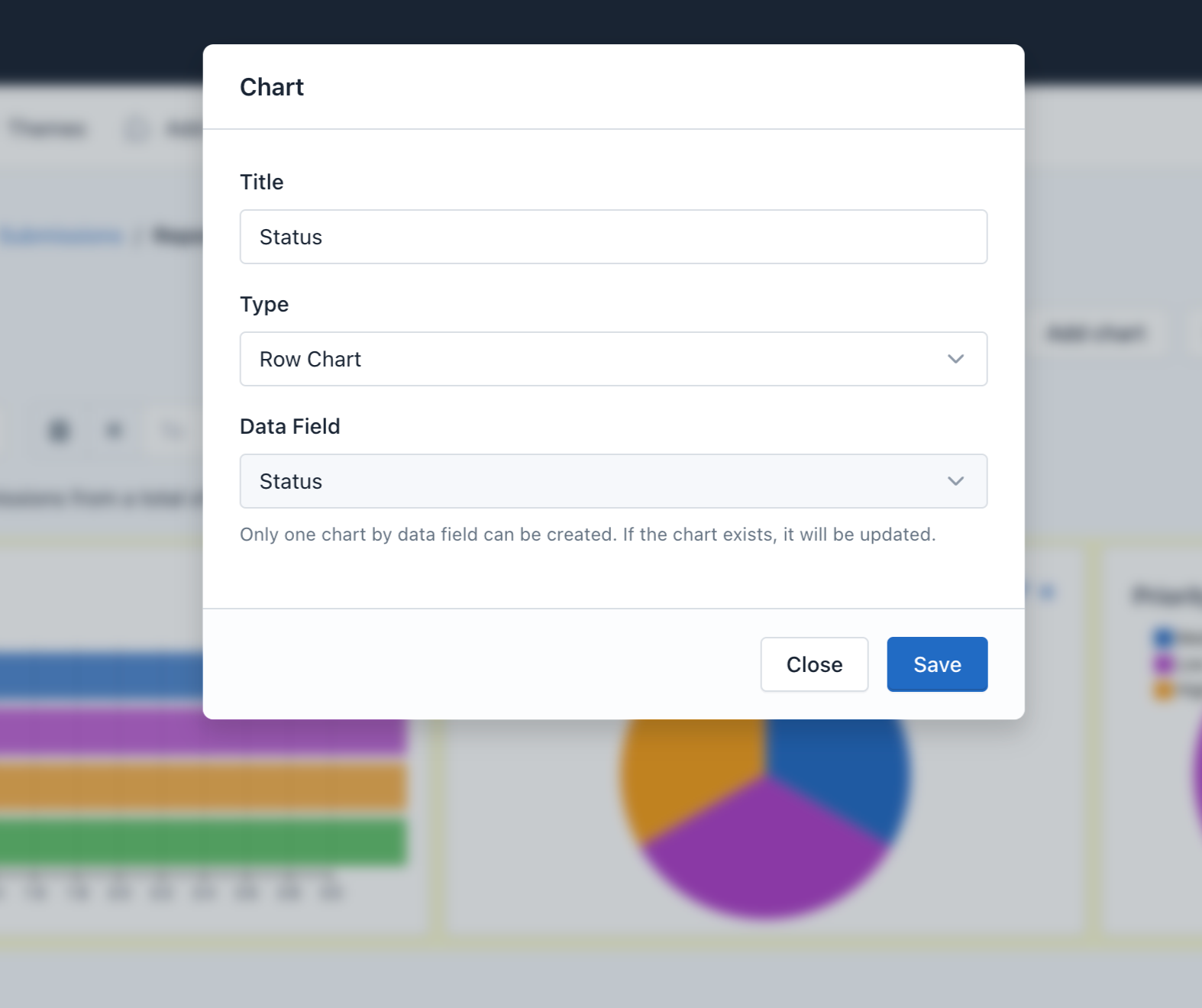 Report Builder - Edit Chart