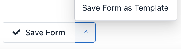 Verso Forms - Save Form as Template